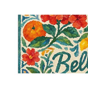 Bella İtali̇a Baskili Dokuma Taban Hali, 263 Yng, 100x150  Cm