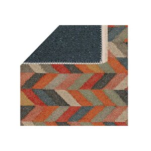 Renkli̇ Zi̇gzak Dokuma Taban Hali, 524 Yng, 80x200 Cm