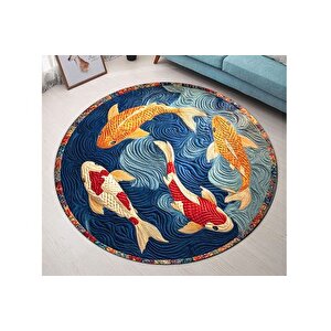Koi̇ Sürüsü Dokuma Taban Hali, 556 Yng, 150x150 Cm