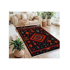 Gece Ateşi̇ Vi̇ntage Dokuma Taban Hali, 407 Yng, 120x180 Cm