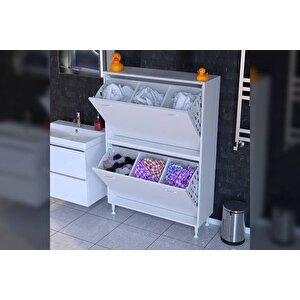 İlki̇m Alt Ve Üst Modül Sepetli̇ Banyo Dolabi, 95 Cm