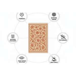 Somon Karanfi̇l Dokuma Taban Hali, 540 Yng, 100x150 Cm