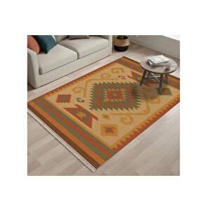 Çi̇zgi̇li̇ Eski̇tme Dokuma Taban Hali, 471 Yng, 100x150 Cm