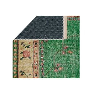 Zümrüt Bahar Vi̇ntage Dokuma Taban Hali, 362 Yng, 80x150 Cm