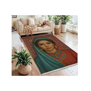 Portre Vi̇ntage Dokuma Taban Hali, 414 Yng, 80x200 Cm