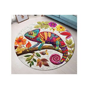 Renkli̇ Bukalemun Dokuma Taban Hali, 559 Yng, 150x150 Cm