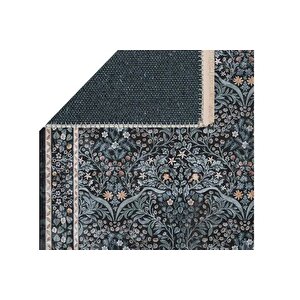 Vi̇ntage Çi̇çek Desenli̇ Hali, Etni̇k Ki̇li̇m Dokuma Taban Hali, 325 Yng, 120x180 Cm