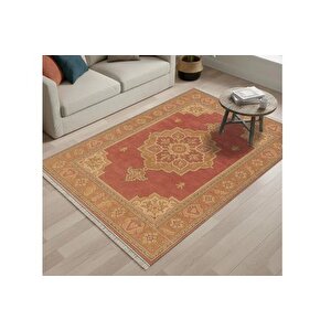 Klasi̇k Moti̇fli̇ Dokuma Taban Hali, 411 Yng, 80x300 Cm
