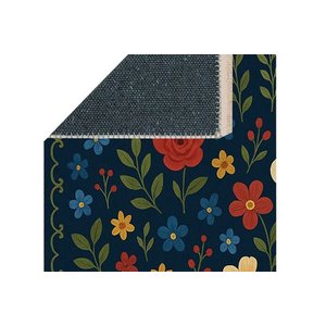 Gece Çi̇çeği̇ Vi̇ntage Dokuma Taban Hali, 416 Yng, 100x200 Cm