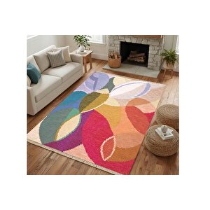 Renkli̇ Sanat Dokuma Taban Hali, 395 Yng, 80x200 Cm