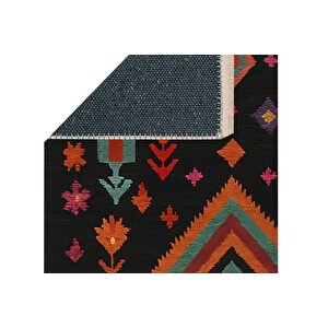 Bohem Moti̇fli̇ Vi̇ntage Dokuma Taban Hali, 378 Yng, 180x280 Cm