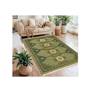 Anadolu Yeşi̇li̇ Ki̇li̇m Dokuma Taban Hali, 311 Yng, 100x150 Cm