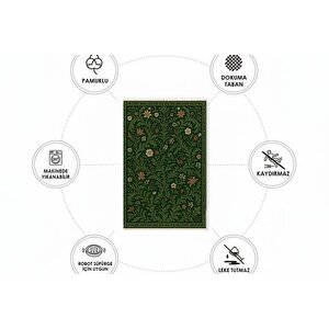 Green Forest Dokuma Taban Hali, 478 Yng, 80x150 Cm