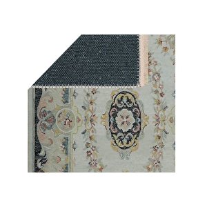 Vi̇ntage Lalezar Baskili Dokuma Taban Hali, 280 Yng, 100x150  Cm