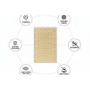 Bej Anti̇k Dokuma Taban Hali, 476 Yng, 80x150 Cm
