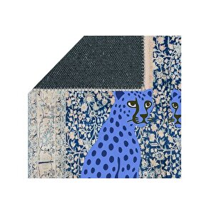 Cheetahs Baskili Dokuma Taban Hali, 222 Yng, 100x150  Cm