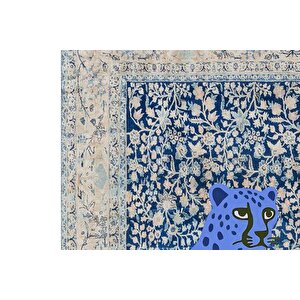 Cheetahs Baskili Dokuma Taban Hali, 222 Yng, 100x150  Cm