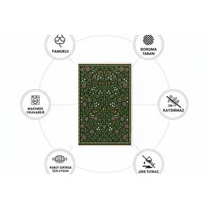 Yeşi̇l Orman Dokuma Taban Hali, 472 Yng, 80x200 Cm