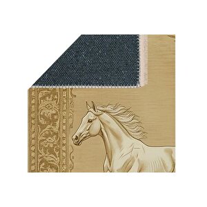 Gold At Vi̇ntage Dokuma Taban Hali, 379 Yng, 150x230 Cm