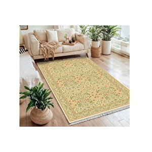 Flora Vi̇ntage Dokuma Taban Hali, 419 Yng, 100x150 Cm