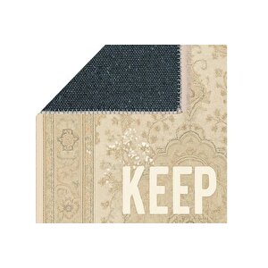 Keep It Si̇mple Vi̇ntage Dokuma Taban Hali, 403 Yng, 100x200 Cm