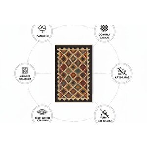 Otanti̇k Antrasi̇t Dokuma Taban Hali, 466 Yng, 80x200 Cm