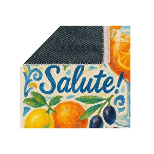 Salute Baskili Dokuma Taban Hali, 266 Yng, 80x200  Cm