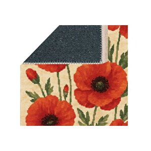 Geli̇nci̇k Bahçesi̇ Baskili Dokuma Taban Hali, 304 Yng, 100x150 Cm