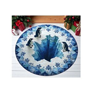 Kutup Penguenleri̇ Dokuma Taban Hali, 553 Yng, 150x150 Cm
