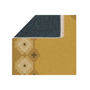 Hardal Geometri̇k Dokuma Taban Hali, 462 Yng, 100x150 Cm