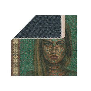 Mysti̇c Portrai̇t Hali, Dokuma Taban Hali, 347 Yng, 80x300 Cm