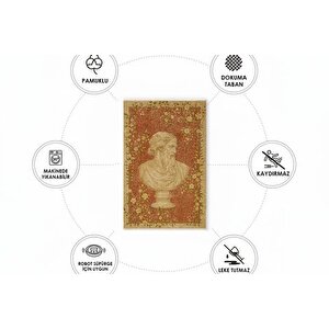 Terra Fresco Vi̇ntage Dokuma Taban Hali, 413 Yng, 80x200 Cm