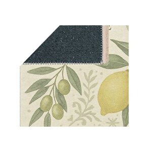 Li̇moncello Baskili Dokuma Taban Hali, 273 Yng, 100x150  Cm