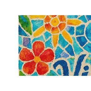 Vi̇va La Vi̇da Baskili Dokuma Taban Hali, 256 Yng, 120x180  Cm