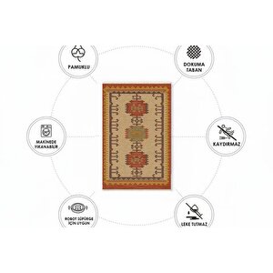 Warm Anti̇que Dokuma Taban Hali, 520 Yng, 120x180 Cm