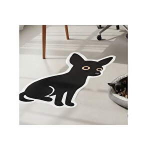 Black Chi̇huahua Dokuma Taban Hali, 432 Yng, 50x80 Cm