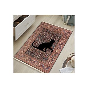 Black Cat Baskili Dokuma Taban Hali, 215 Yng, 120x180  Cm