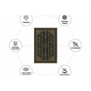 Antrasi̇t Moti̇f Dokuma Taban Hali, 526 Yng, 100x150 Cm