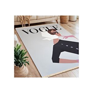Vogue Baskili Dokuma Taban Hali, 209 Yng, 100x150  Cm