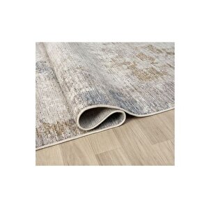 Vi̇ntage Eski̇tme Dokuma Maki̇ne Halisi, Mavi̇, 100x150, 10206