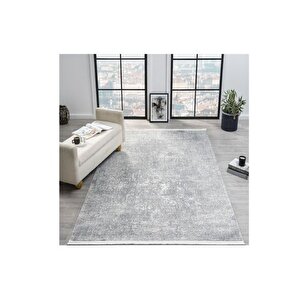 Vi̇ta Bambu Dokulu Modern Maki̇ne Halisi, Gri̇, 100x200