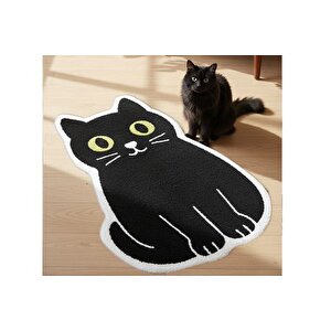 Kara Kedi̇ Dokuma Taban Hali, 428 Yng, 100x150 Cm