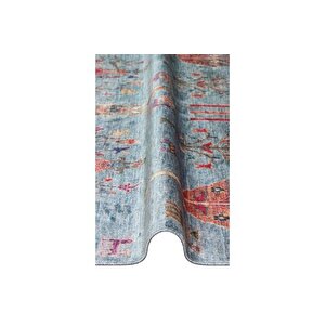 Antique Hali 09, Aqua, 80x300