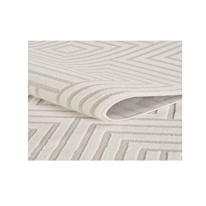 Jasmi̇ne Bambu Dokulu Maki̇ne Halisi, Krem, De503, 100x150