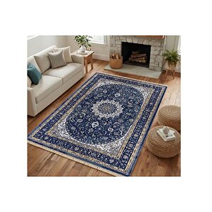Laci̇vert Gece Dokuma Taban Hali, 391 Yng, 100x150 Cm