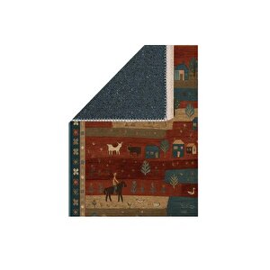 Vi̇ntage Köy Dokuma Taban Hali, 621 Yng, 120x180 Cm
