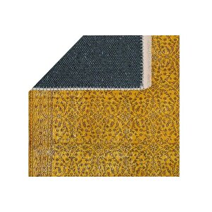Sari Vi̇ntage Ki̇li̇m Dokuma Taban Hali, 317 Yng, 120x180 Cm