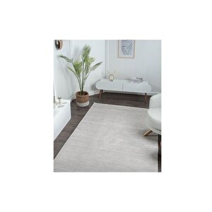 Zen Bambu Dokulu Maki̇ne Halisi, Gri̇, 80x200, 0607a