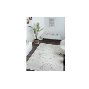 Zen Bambu Dokulu Maki̇ne Halisi, Bej, 120x170, 0595a