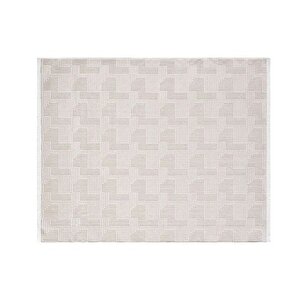 Mono Sik Dokuma Saçakli Maki̇ne Halisi, Bej, 100x250